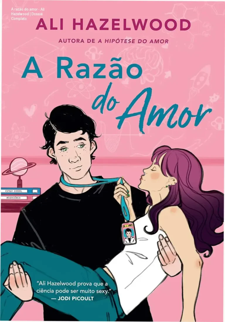 Capa do ebook A razão do amor de Ali Hazelwood em dispositivo digital