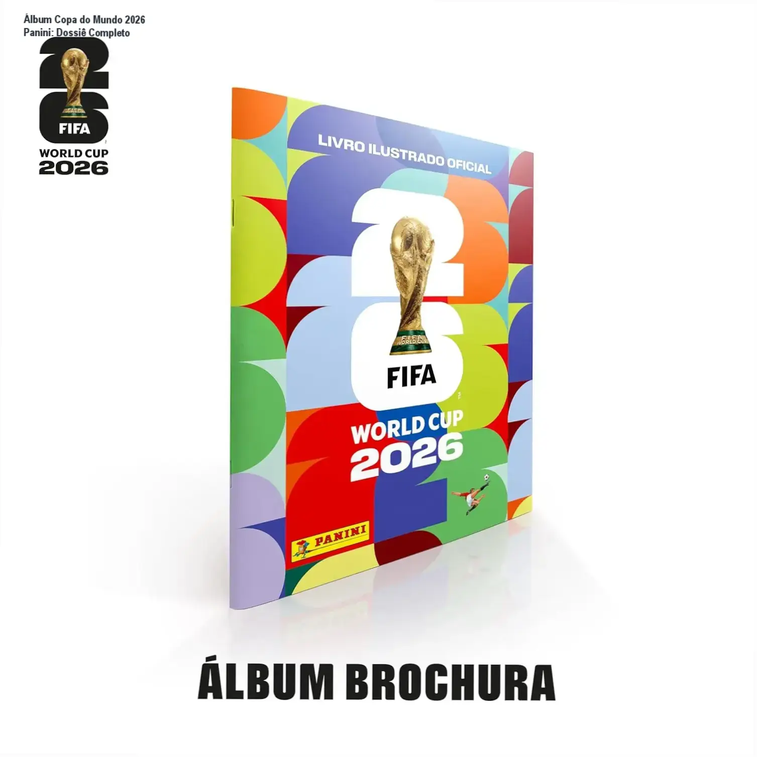 Capa do Álbum Oficial da Copa do Mundo FIFA 2026 da Panini em português
