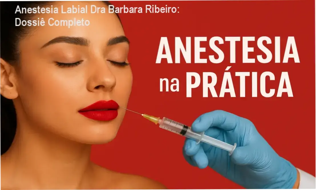 Aplicação da técnica de anestesia labial imediata da Dra Barbara Ribeiro em procedimento de HOF