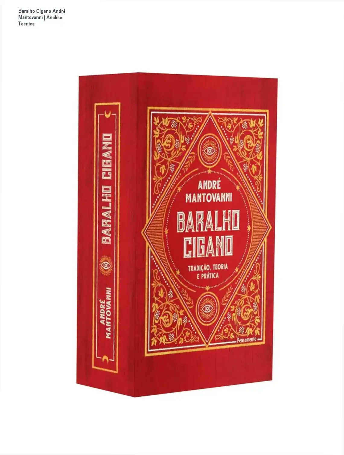 Kit Baralho Cigano Pocket de André Mantovanni com livro guia e 36 cartas coloridas