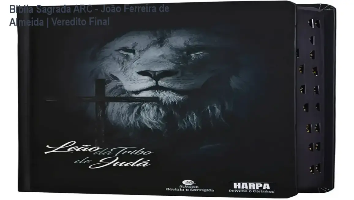 Bíblia Sagrada Almeida Revista e Corrigida com Harpa e Capa Luxo