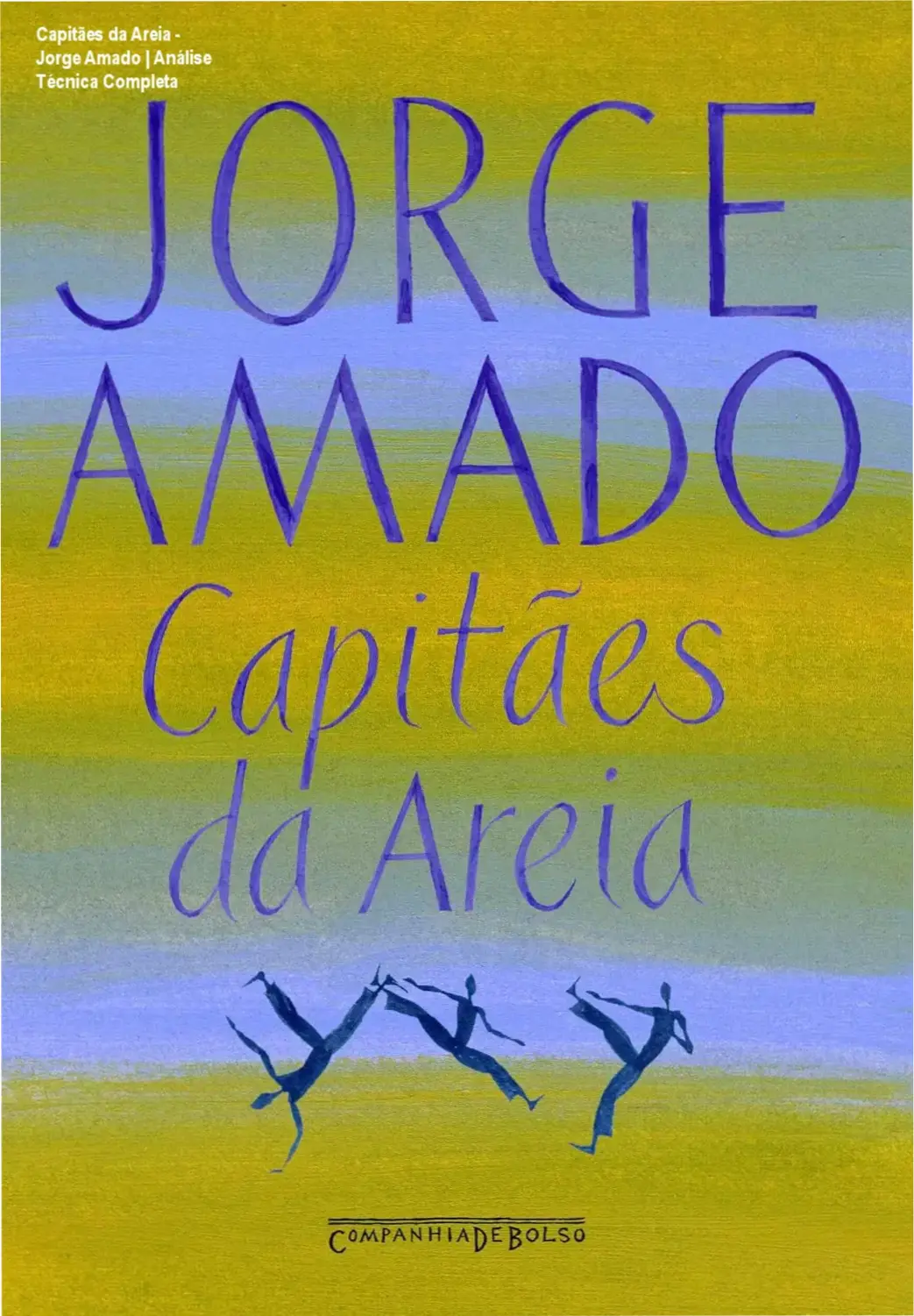 Capa do livro Capitães da Areia de Jorge Amado com foco em crítica social
