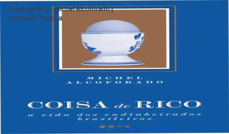 Capa do livro Coisa de Rico de Michel Alcoforado sobre a elite brasileira