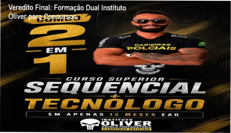 Certificados de formação superior sequencial e tecnólogo do Instituto Óliver para concursos públicos
