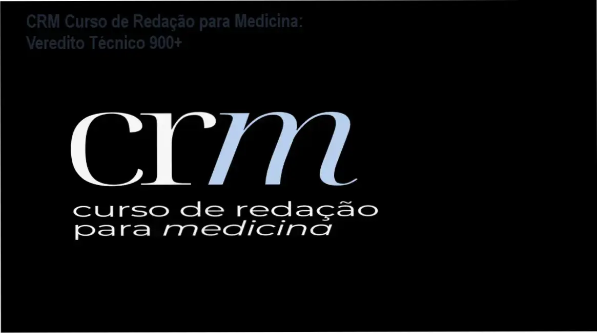 Metodologia de redação para medicina do curso CRM da Luma e Ponto