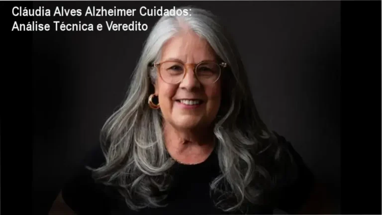 Especialista Cláudia Alves apresentando o método de cuidados para pacientes com Alzheimer