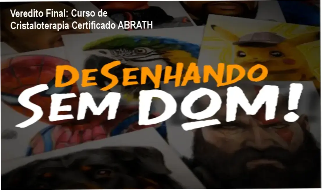 Kit de cristais e certificado de formação em Cristaloterapia ABRATH