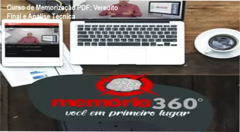 Material do Curso de Memorização PDF focado em técnicas de memorização e leitura dinâmica