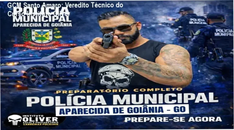Material de estudo e preparação para o concurso da Guarda Municipal de Santo Amaro pelo Instituto Óliver