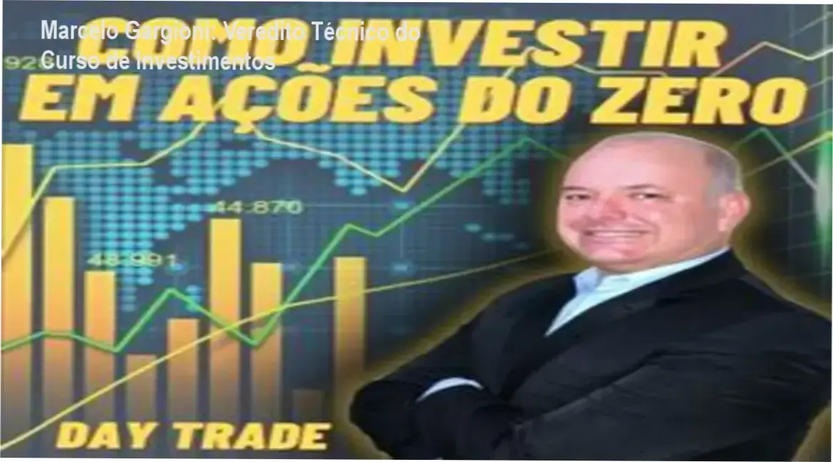 Interface do Curso de Investimentos em Ações e Day Trade do especialista Marcelo Gargioni