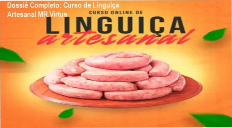 Produção de linguiça artesanal profissional passo a passo com o curso do MR Virtus