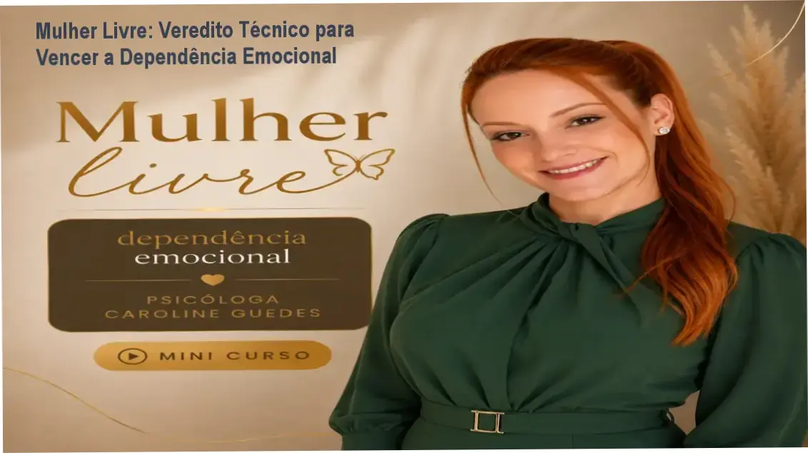 Mulher confiante representando a superação da dependência emocional com o método Mulher Livre