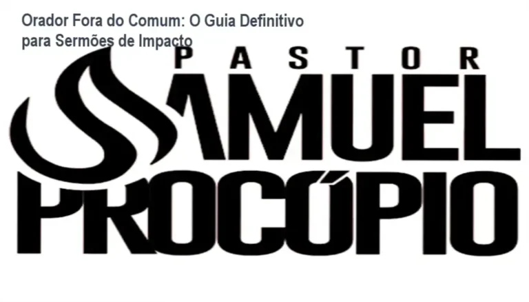 Samuel Procopio ensinando técnicas de homilética e oratória sacra no curso Orador Fora do Comum