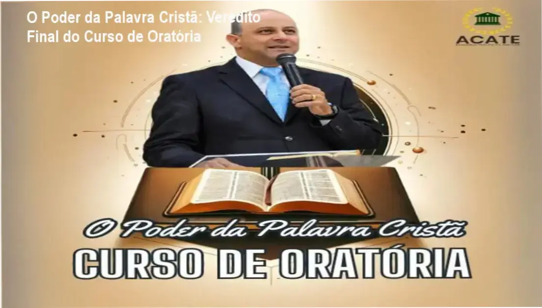 Pr. Rodrigo Gomes ensinando técnicas de oratória cristã e homilética para pregadores
