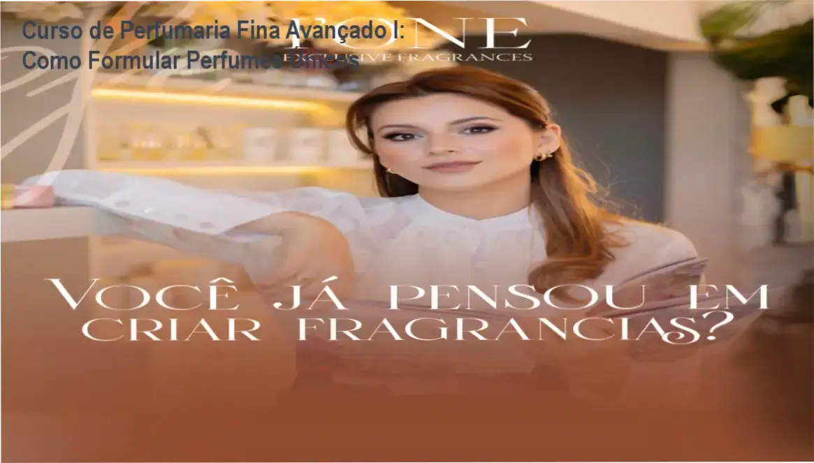 Kit olfatório e materiais do Curso de Perfumaria Fina Avançado I de Isadora Spinhardi Padula