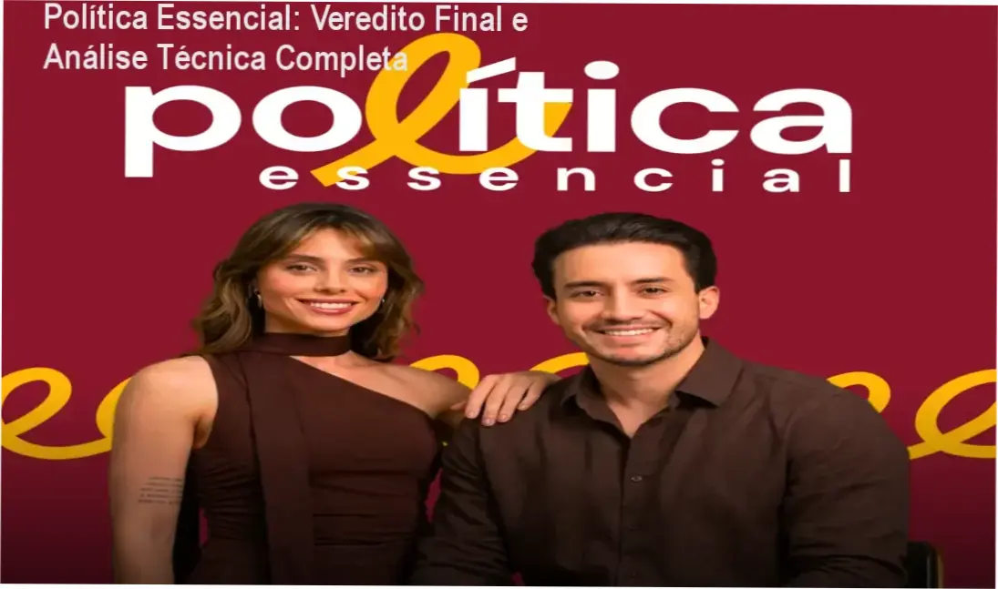 Infográfico detalhando a estrutura multidisciplinar do curso Política Essencial