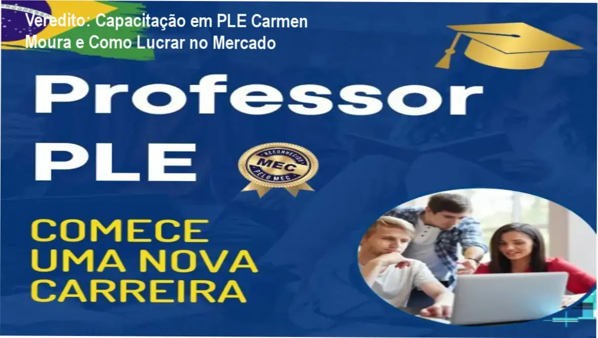 Infográfico detalhando a metodologia de ensino de Português para Estrangeiros da professora Carmen Moura