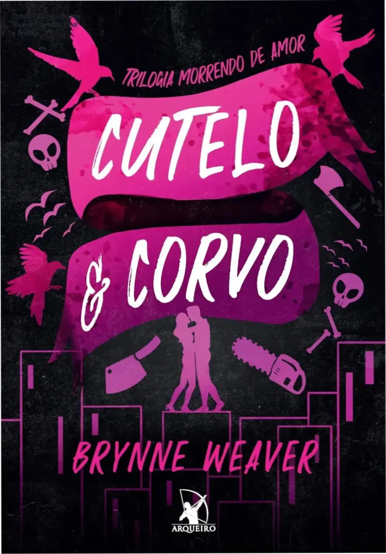 Capa do livro Cutelo e Corvo de Brynne Weaver, obra de dark romance e suspense