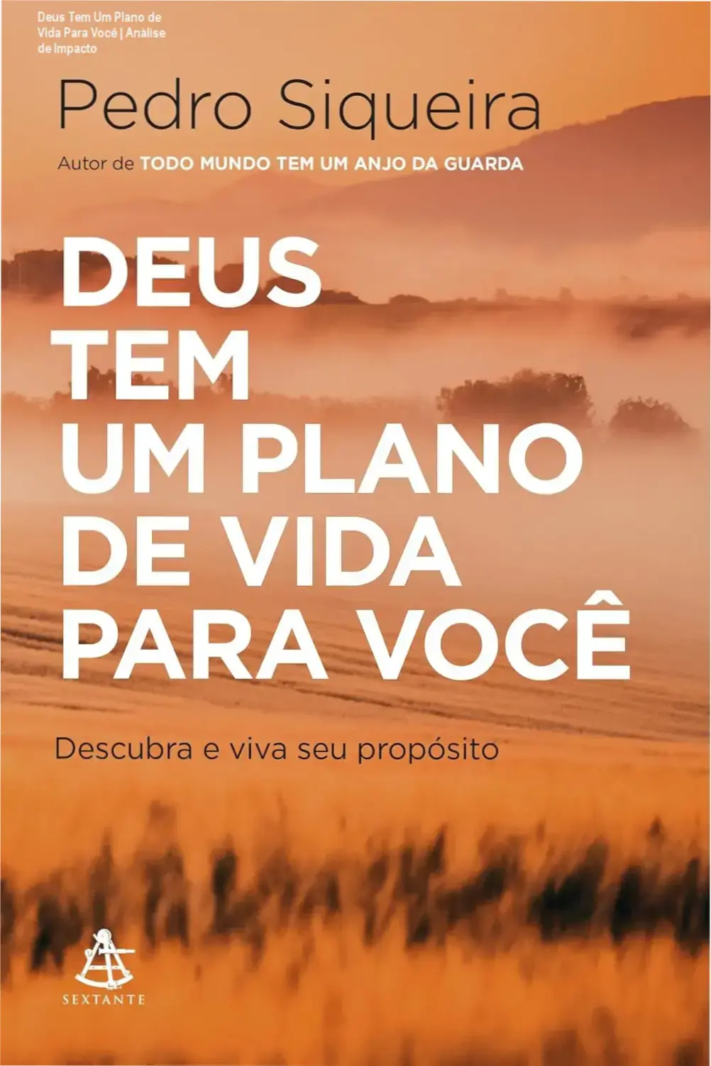 Capa do ebook Deus tem um plano de vida para você focada em propósito