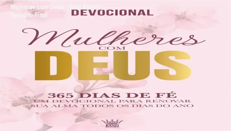 Livro devocional Mulheres com Deus para leitura diária e fé