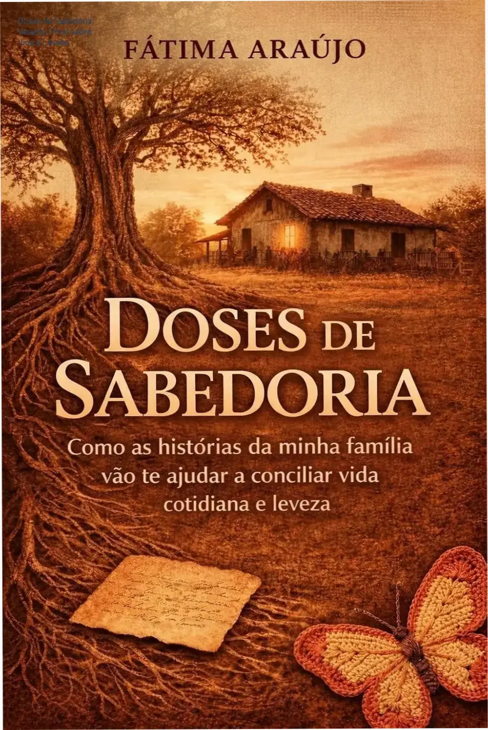 Capa do ebook Doses de Sabedoria focada em equilíbrio e leveza cotidiana