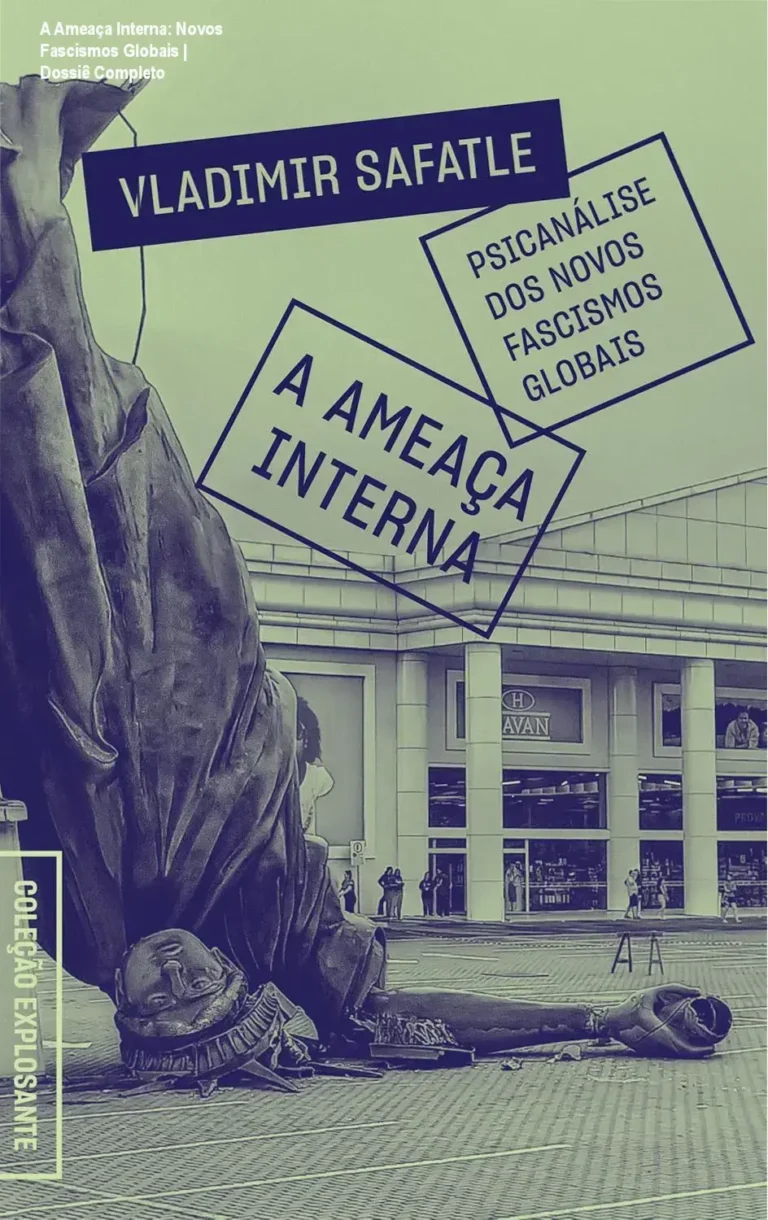 Capa do ebook A Ameaça Interna focada na psicanálise dos novos fascismos globais