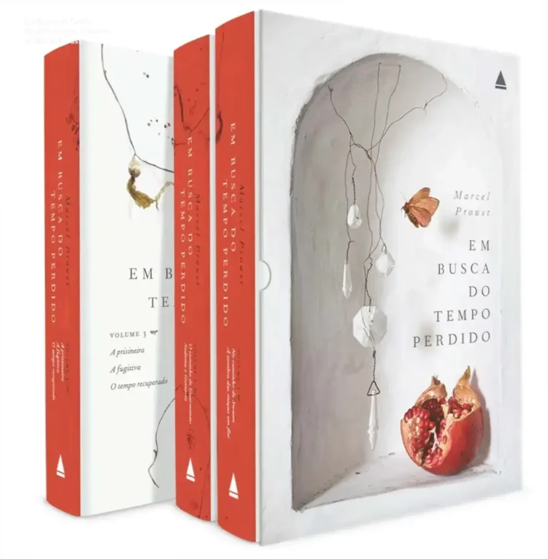 Box de capa dura do livro Em Busca do Tempo Perdido de Marcel Proust