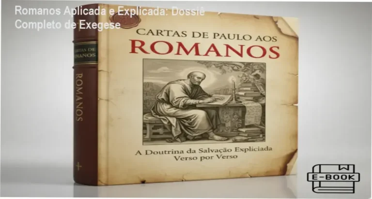 E-book Romanos Aplicada e Explicada Verso a Verso com foco em exegese bíblica e pregação expositiva