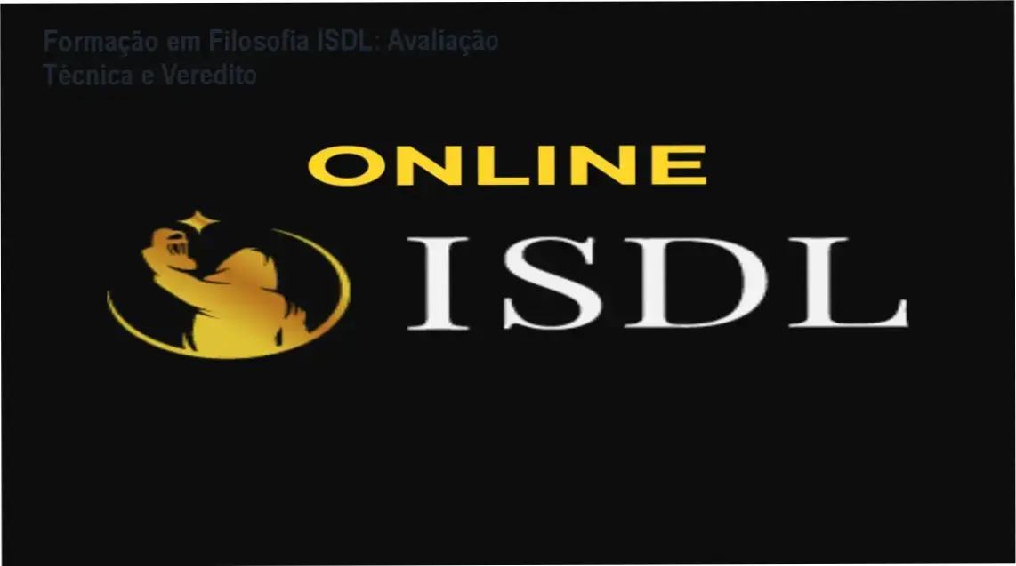 Interface da Formação em Filosofia ISDL com materiais de estudo e ferramentas de IA