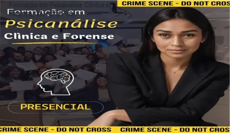 Certificado e módulos da Formação em Psicanálise Clínica e Forense da PSMS Treinamentos