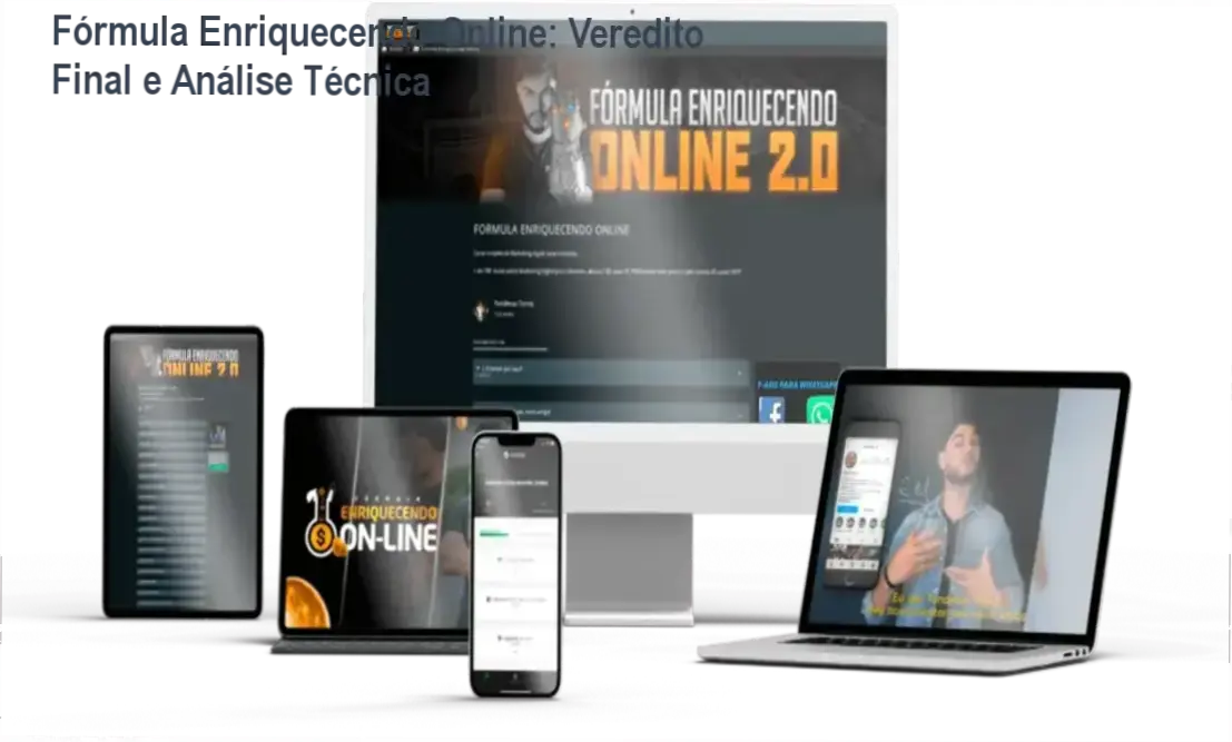 Interface do treinamento Fórmula Enriquecendo Online com foco no Método T.O.M de Tondimas Tôrres