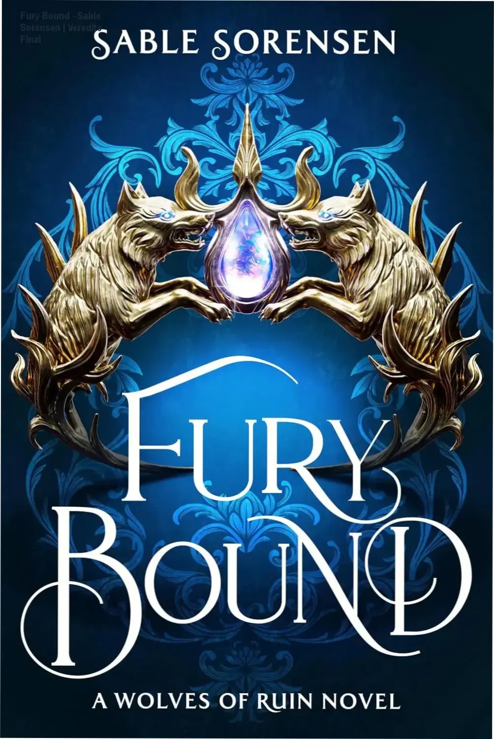 Capa do eBook Fury Bound de Sable Sorensen, romance de fantasia dark