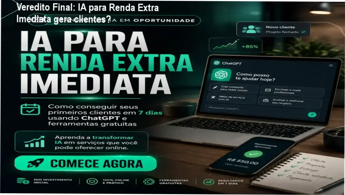 IA para Renda Extra Imediata de Raphael Rodrigues Oliveira bastidores e funcionamento