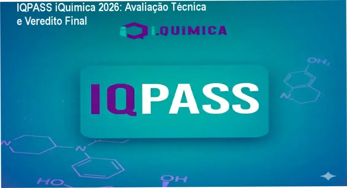 IQPASS iQuímica - Visão interna da plataforma e Diário de Estudos