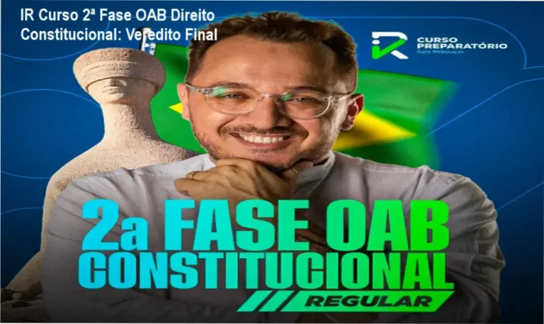 Material de estudo do IR Curso para a 2ª Fase da OAB em Direito Constitucional