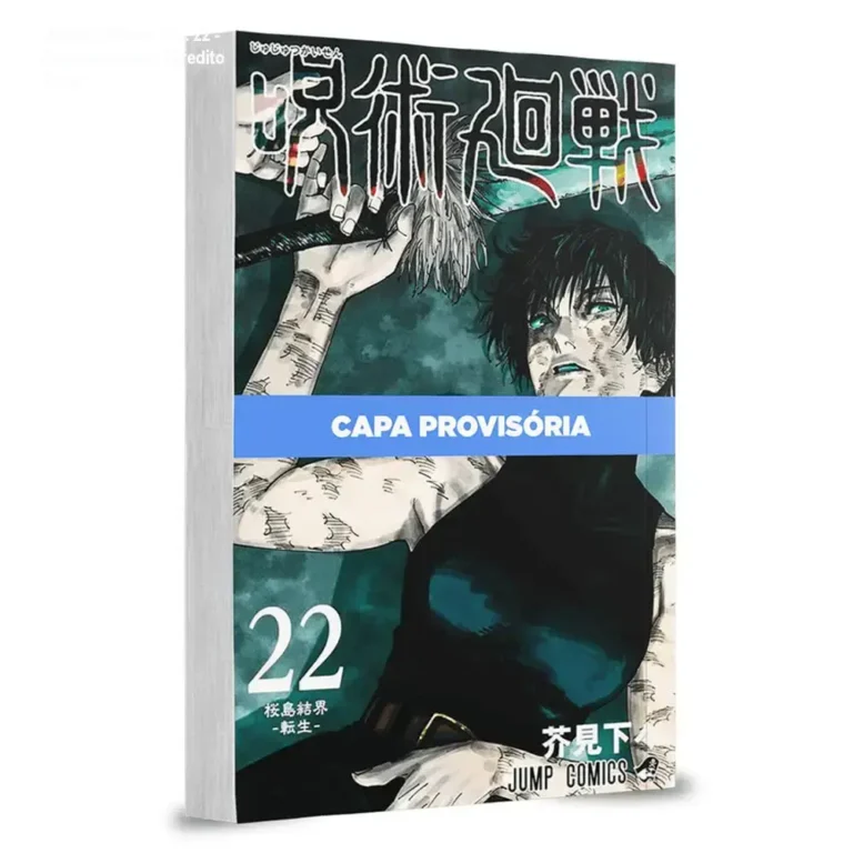 Capa do mangá Jujutsu Kaisen volume 22 destacando a arte de Gege Akutami