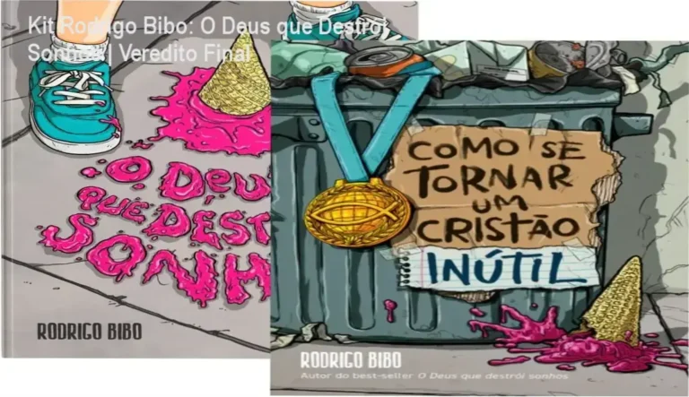 Kit de livros O Deus Que Destrói Sonhos e Como Se Tornar Um Cristão Inútil de Rodrigo Bibo