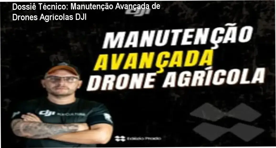 Técnico realizando reparo eletrônico avançado em placa de drone agrícola DJI Agras