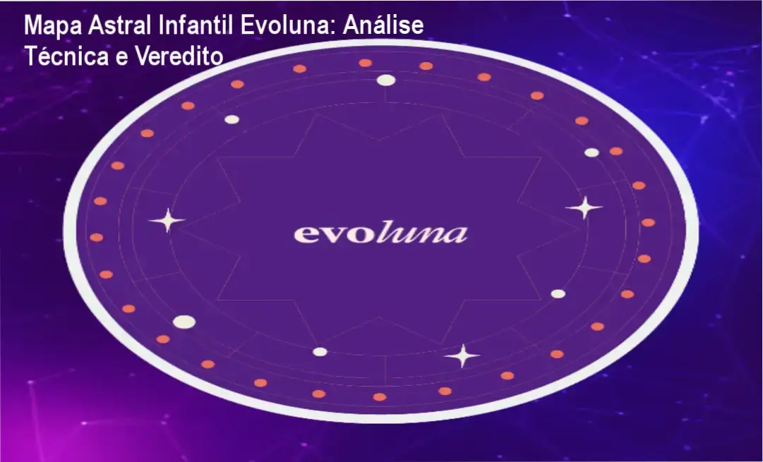 Relatório digital do Mapa Astral Completo Infantil da Evoluna para orientação parental
