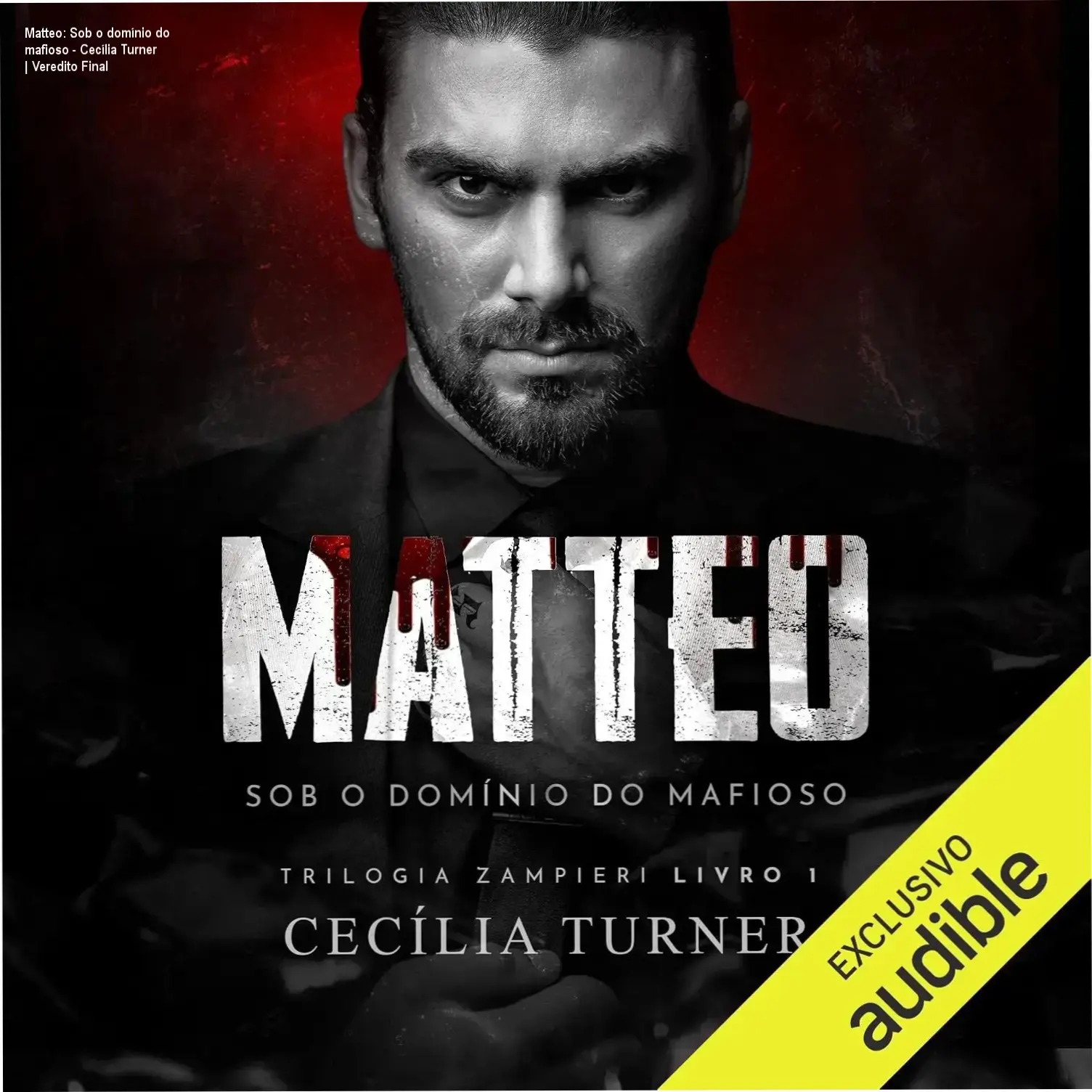 Capa do livro Matteo Sob o Domínio do Mafioso de Cecília Turner em dispositivo digital