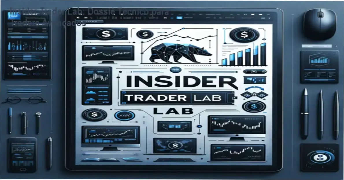 Interface de trading com análise de fluxo e gamma levels da Mentoria Insider Trader Lab