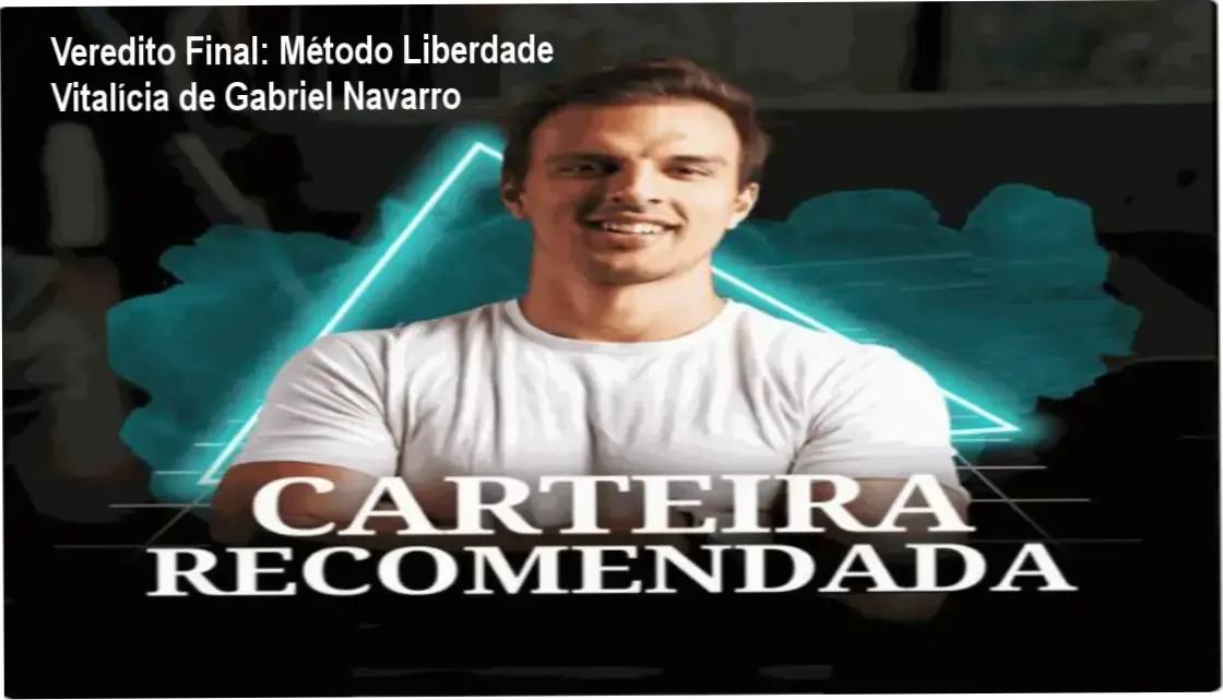 Especialista Gabriel Navarro apresentando a metodologia de investimentos Liberdade Vitalícia