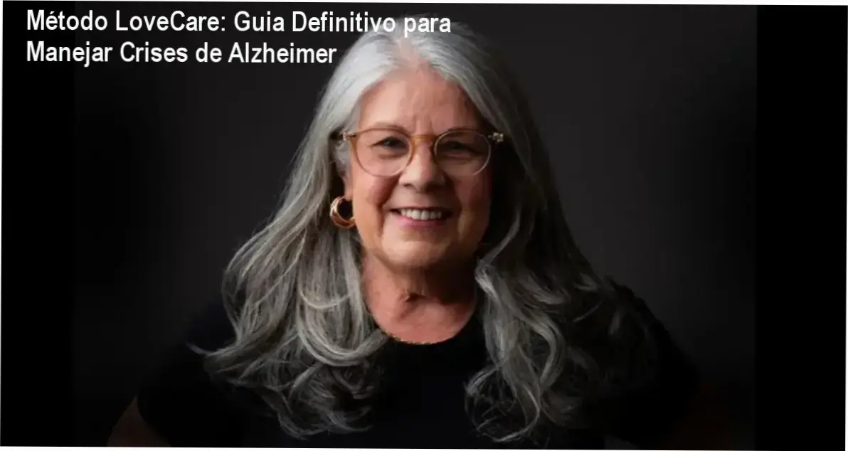 Cuidadora aplicando técnicas de manejo compassivo do Método LoveCare em paciente com Alzheimer