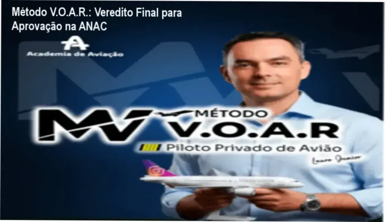 Estudante de aviação utilizando o Método V.O.A.R. para a prova teórica da ANAC