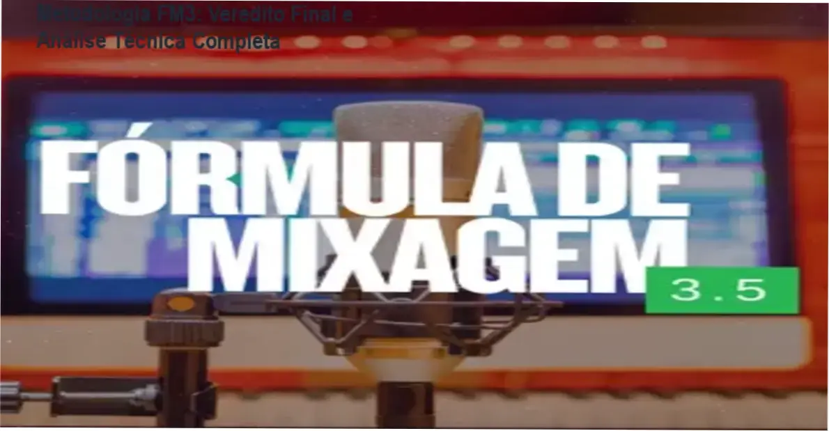 Interface do curso Metodologia FM3 com plugins de mixagem profissional SSL e iZotope