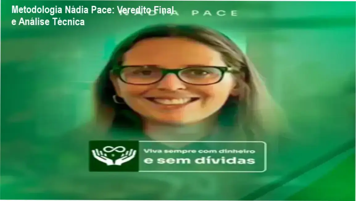 Representação visual da Metodologia Nádia Pace focada em limpeza de nome e organização financeira