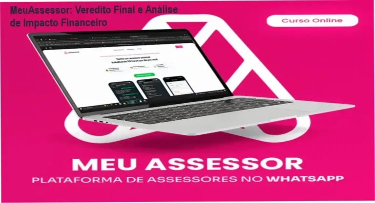 Interface do MeuAssessor demonstrando controle financeiro automatizado via WhatsApp