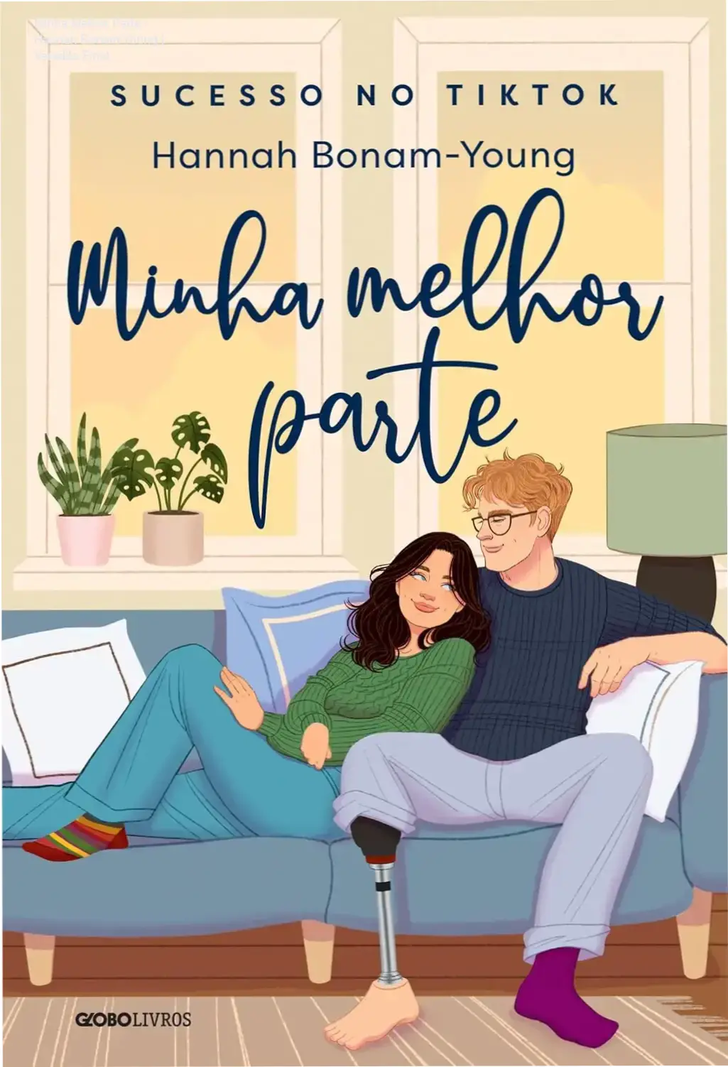 Capa do livro Minha Melhor Parte de Hannah Bonam-Young destacando romance inclusivo