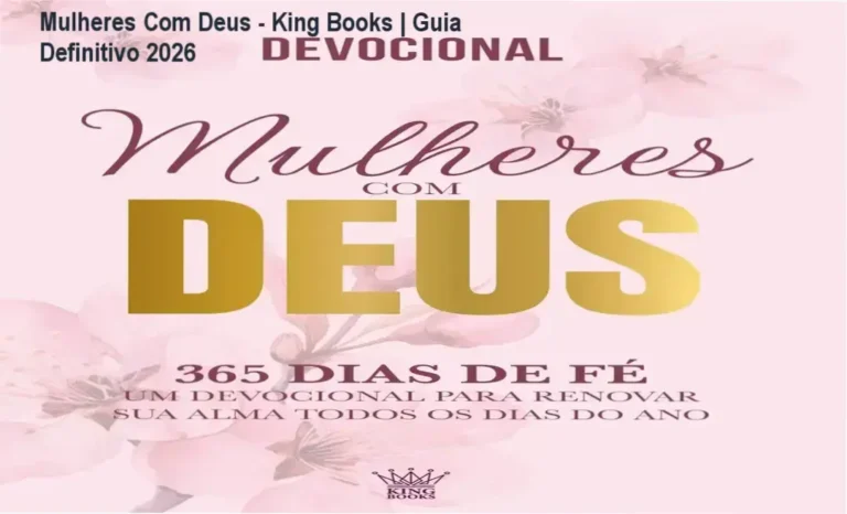 Capa do livro devocional Mulheres Com Deus 365 Dias de Fé da editora King Books