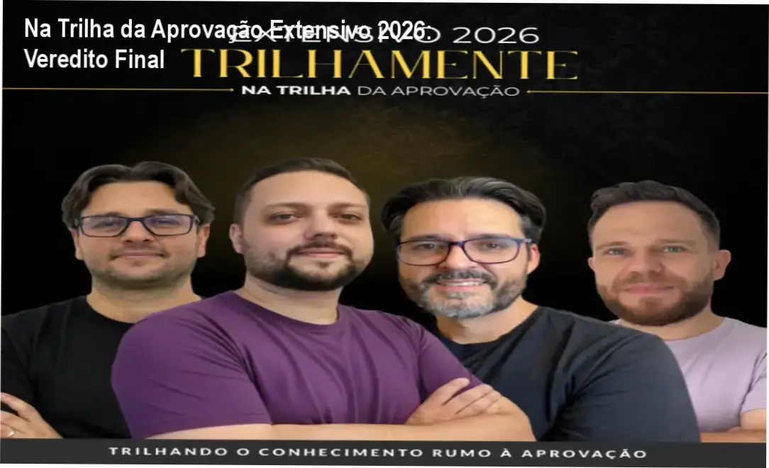 Estudante preparando-se para vestibulares com o curso Na Trilha da Aprovação Extensivo 2026